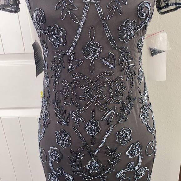 NWT BHLDN Easton Gray Maxi Dress Size 0 - Picture 3 of 13